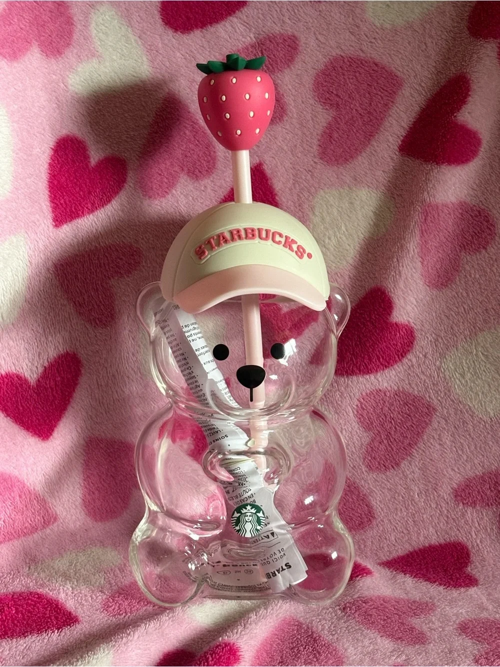 Starbucks Bearista Pink Drink Cup